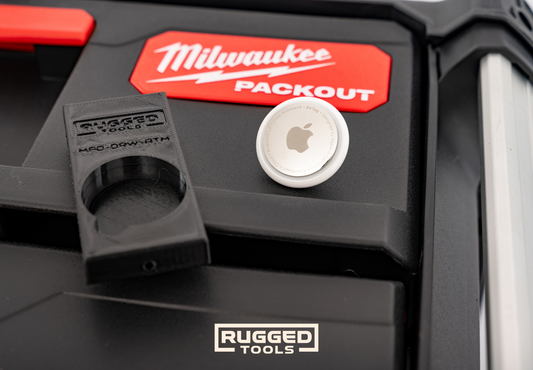Rugged Tools Apple AirTag Mount for Milwaukee Packout Drawer Toolboxes