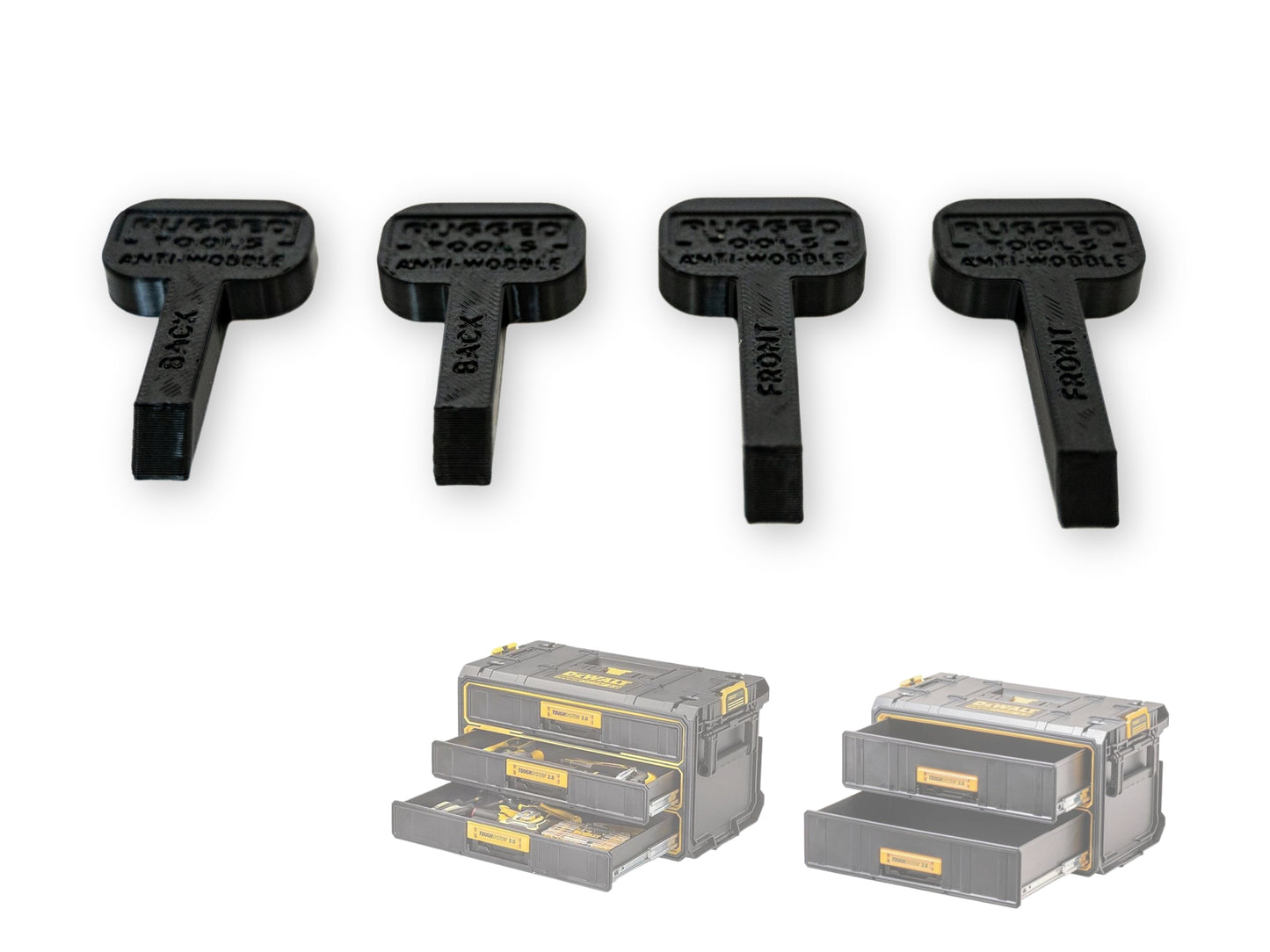 Anti Wobble Inserts - for Dewalt Toughsystem 2.0 drawers