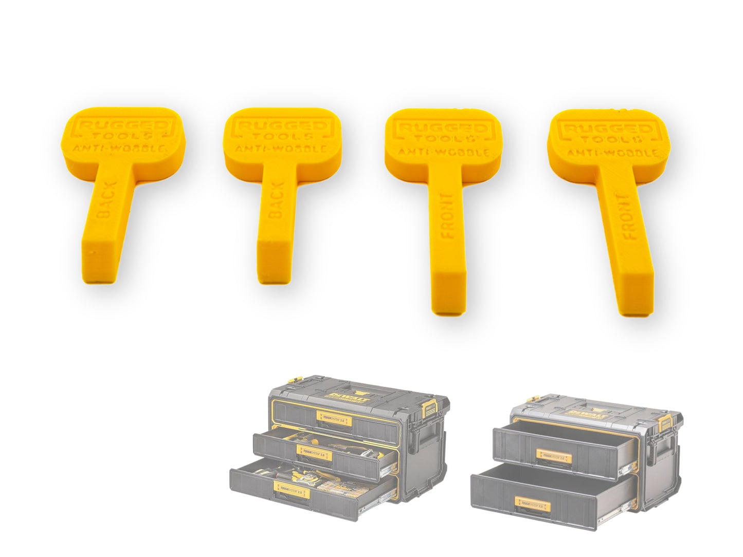 Anti Wobble Inserts - for Dewalt Toughsystem 2.0 drawers