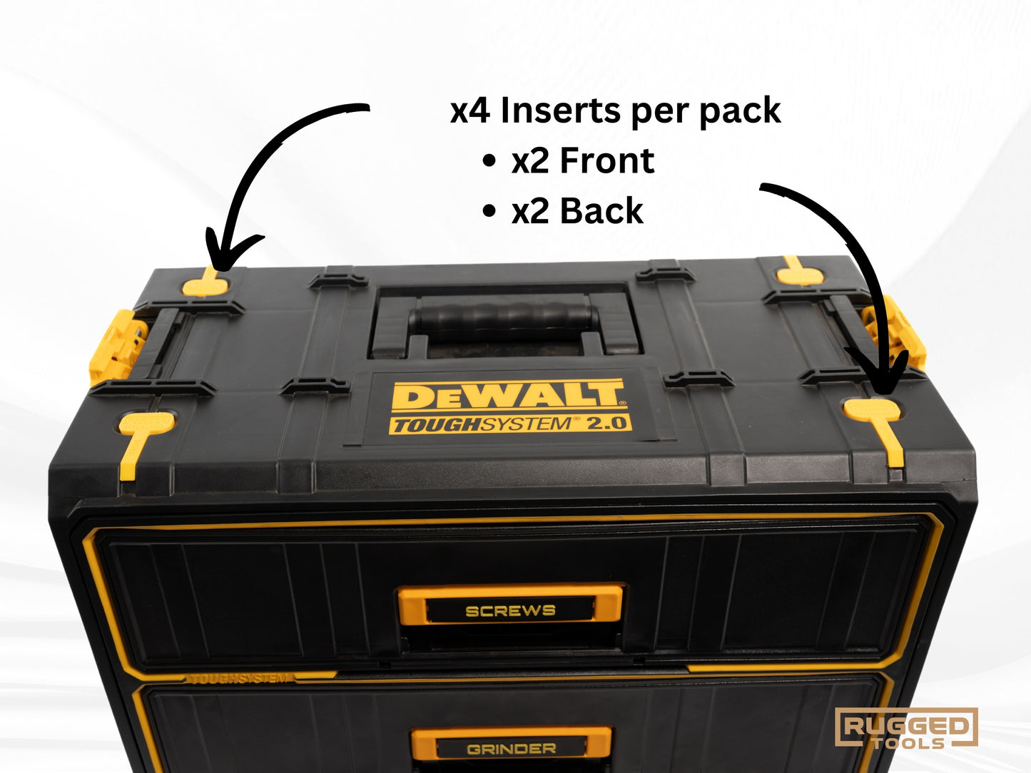 Anti Wobble Inserts - for Dewalt Toughsystem 2.0 drawers